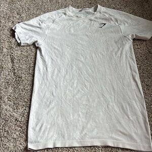 Gymshark White Short Sleeve Tee